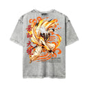 Bleach 'Vaste Lorde' MD5 Oversized Washed Tee - Light Gray