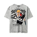 Bleach 'Ichigo' MD1 Oversized Washed Tee - Light Gray