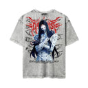 Bleach 'As Nodt' MD2 Oversized Washed Tee - Light Gray