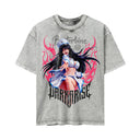 Bleach 'Bambietta' MD2 Oversized Washed Tee - Light Gray