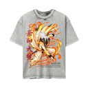 Bleach 'Vaste Lorde' MD5 Oversized Washed Tee - Light Gray