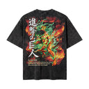 Attack on Titan 'Eren' MD2 Oversized Washed Tee