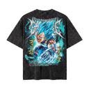 Dragon Ball 'Vegeta Super Saiyan God' MD1 Oversized Washed Tee