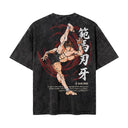Baki 'Baki Hanma' MD2 Oversized Washed Tee