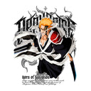 Bleach 'Ichigo' MD1 Oversized Washed Tee - Light Gray