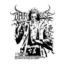 Bleach 'Kenpachi' MD6 Oversized Washed Tee - Light Gray