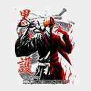 Bleach 'Ichigo' MD3 Oversized Washed Tee - Light Gray