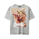 Dragon Ball 'Goku SSJ3'  MD1 Oversized Washed Tee - Light Gray