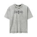 Solo Leveling 'Beru' MD2 Oversized Washed Tee - Light Gray