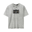 Demon Slayer 'Akaza' MD2 Oversized Washed Tee - Light Gray