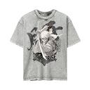 Bleach 'White Ichigo' MD1 Oversized Washed Tee - Light Gray