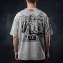 Bleach 'Kenpachi' MD6 Oversized Washed Tee - Light Gray