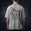Jujutsu Kaisen 'Gojo' MD8 Oversized Washed Tee - Light Gray