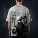 Jujutsu Kaisen 'Gojo' MD5 Oversized Washed Tee - Light Gray