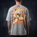 Bleach 'Vaste Lorde' MD5 Oversized Washed Tee - Light Gray