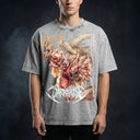 Dragon Ball 'Goku SSJ3'  MD1 Oversized Washed Tee - Light Gray