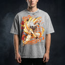 Bleach 'Vaste Lorde' MD5 Oversized Washed Tee - Light Gray