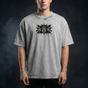 Demon Slayer 'Akaza' MD2 Oversized Washed Tee - Light Gray