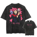 Jujutsu Kaisen Ryomen Sukuna King of Curses Vintage Washed T-Shirt