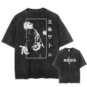 Jujutsu Kaisen Satoru Gojo Unlimited Void Vintage Washed T-Shirt