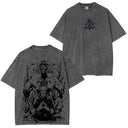 Jujutsu Kaisen Sukuna Malevolent Shrine Vintage Washed T-Shirt