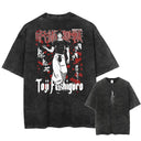 Jujutsu Kaisen Toji Fushiguro Sorcerer Killer Vintage Washed T-Shirt