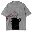 Jujutsu Kaisen Yuji Itadori Black Flash Vintage Washed T-Shirt
