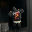 Demon Slayer "Kyojuro" MD3 Oversized Washed Hoodie