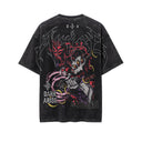 Demon Slayer 'Upper Moon 1' MD2 Oversized Washed Tee
