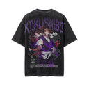 Demon Slayer 'Upper Moon 1' MD3 Oversized Washed Tee